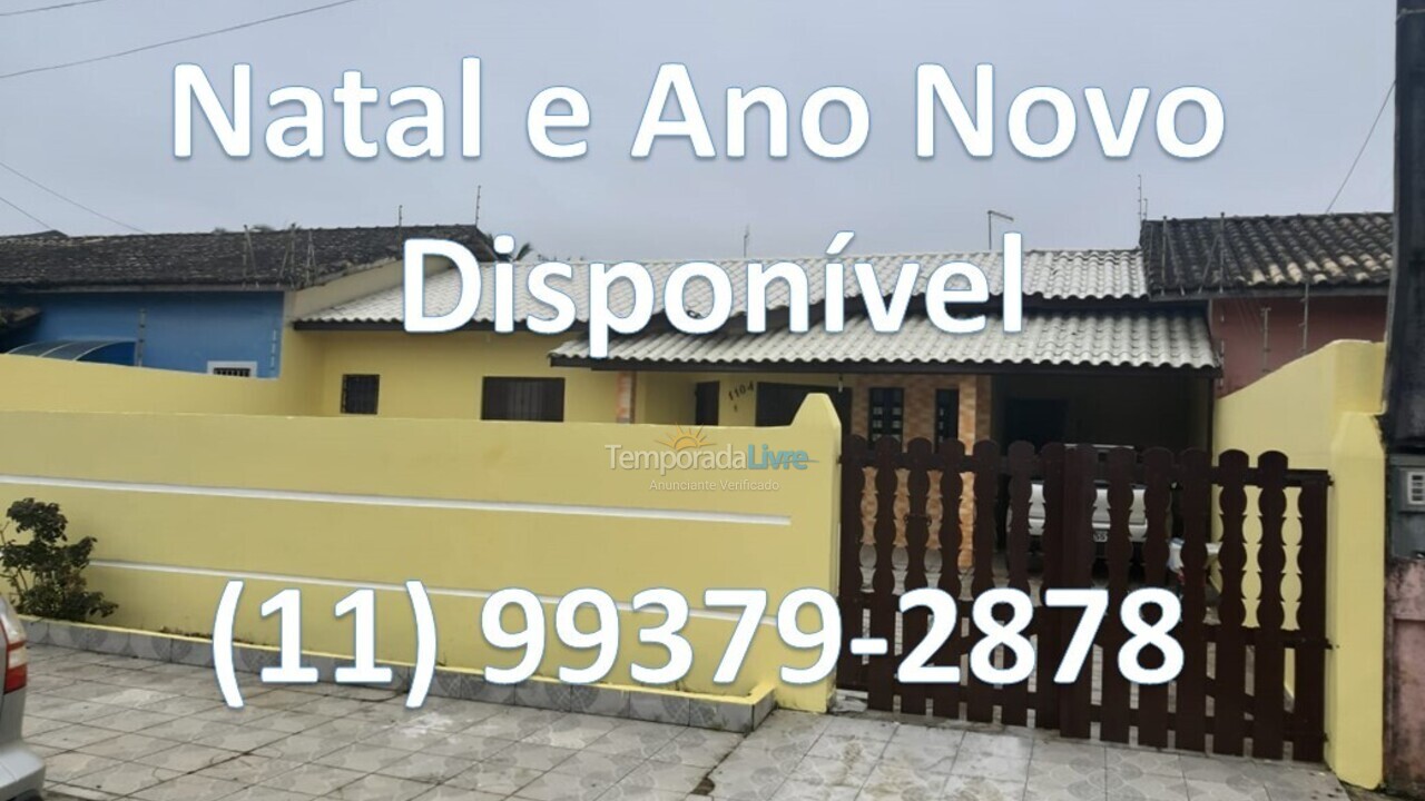 House for vacation rental in Itanhaém (Cibratel II)