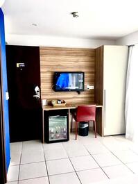 Beachfront apartment in Boa Viagem during Recife's New Year's Eve celebrations.