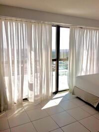 Beachfront apartment in Boa Viagem during Recife's New Year's Eve celebrations.