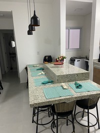 Praia Grande Ubatuba, Apartamento Nuevo, Balcón Gourmet