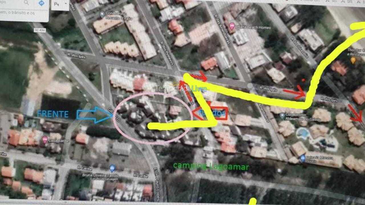 House for vacation rental in Garopaba (Morrinhos)