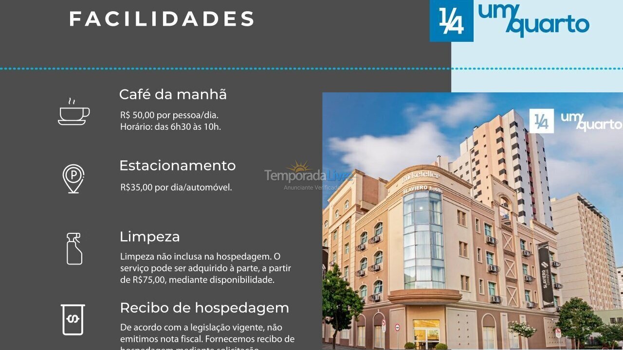 Apartamento para aluguel de temporada em Curitiba (Rebouças)