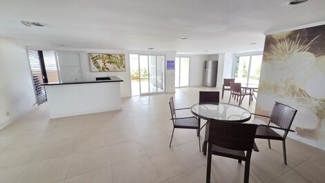 Asturias beachfront apartment with 2 bedrooms, private barbecue, and 2 parking spaces.