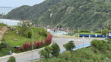 Asturias beachfront apartment with 2 bedrooms, private barbecue, and 2 parking spaces.