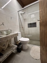 Estúdios Molhes, beachfront in Passo de Torres, air conditioning and garage.