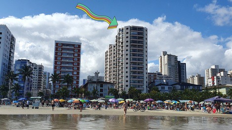 Apartamento Praia Grande Tupi Sea Front