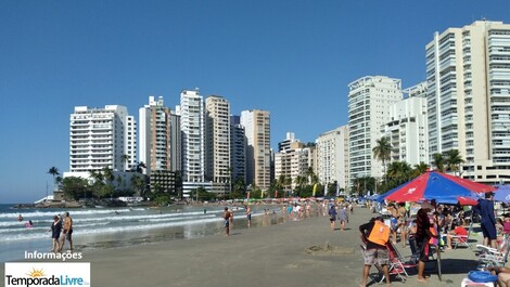 Apartamento para alugar em Guarujá - Astúrias