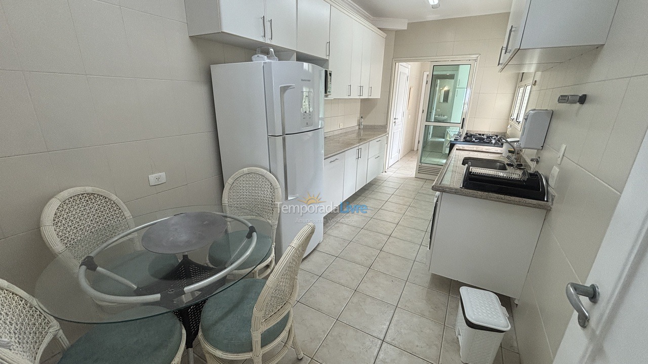 Apartamento para aluguel de temporada em Bertioga (Riviera de São Lourenço)