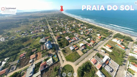 Vista aérea do bairro praia do sol