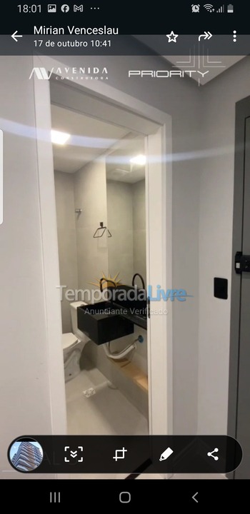 Apartamento para aluguel de temporada em Praia Grande (Praia do Caiçara)