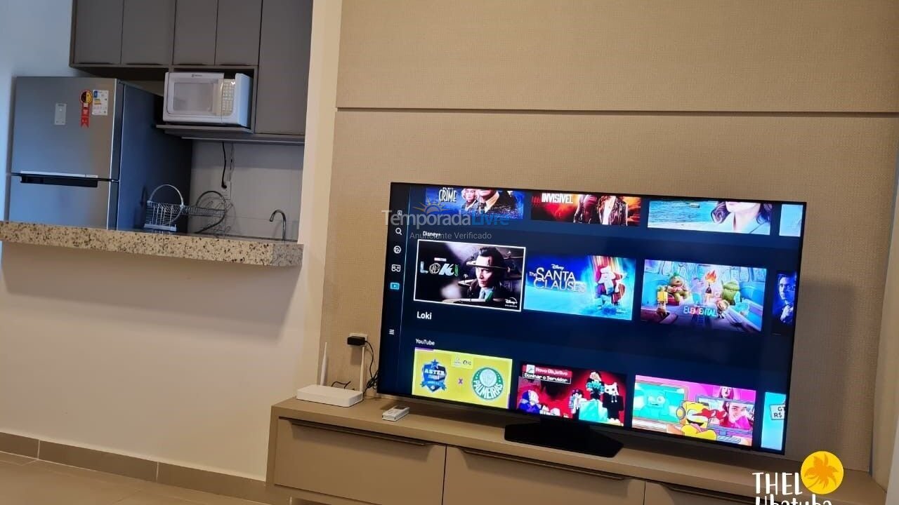 Apartment for vacation rental in Ubatuba (Praia Grande)