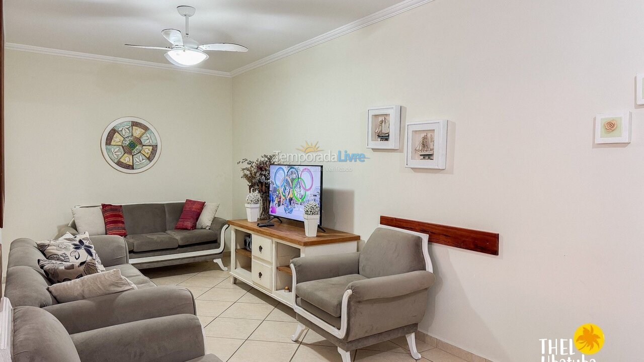 Apartamento para aluguel de temporada em Ubatuba (Jd Anchieta Praia Grande)