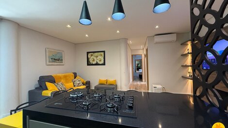 Apartamento sofisticado en Praia Grande con instalaciones de ocio de alta gama