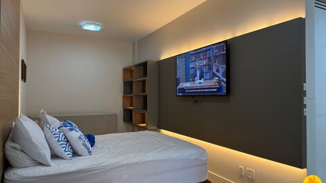 Apartamento sofisticado en Praia Grande con instalaciones de ocio de alta gama