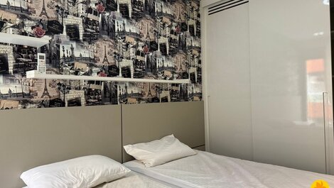 Apartamento sofisticado en Praia Grande con instalaciones de ocio de alta gama