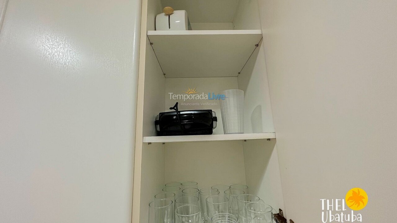 Apartment for vacation rental in Ubatuba (Praia Grande)