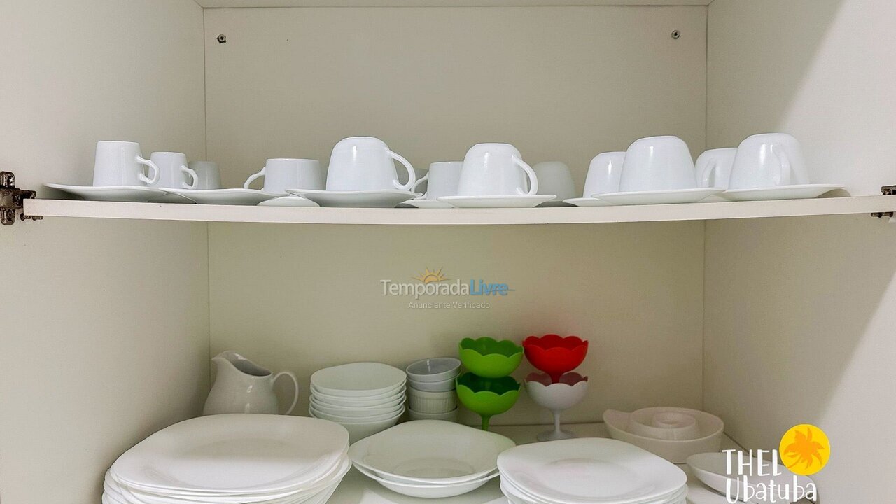 Apartment for vacation rental in Ubatuba (Praia Grande)