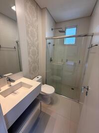 Luxury apartment one block from the beach.