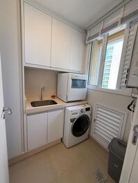 Luxury apartment one block from the beach.