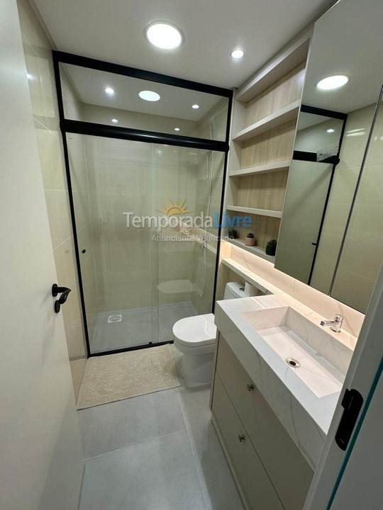 Apartment for vacation rental in Governador Celso Ramos (Praia de Palmas)