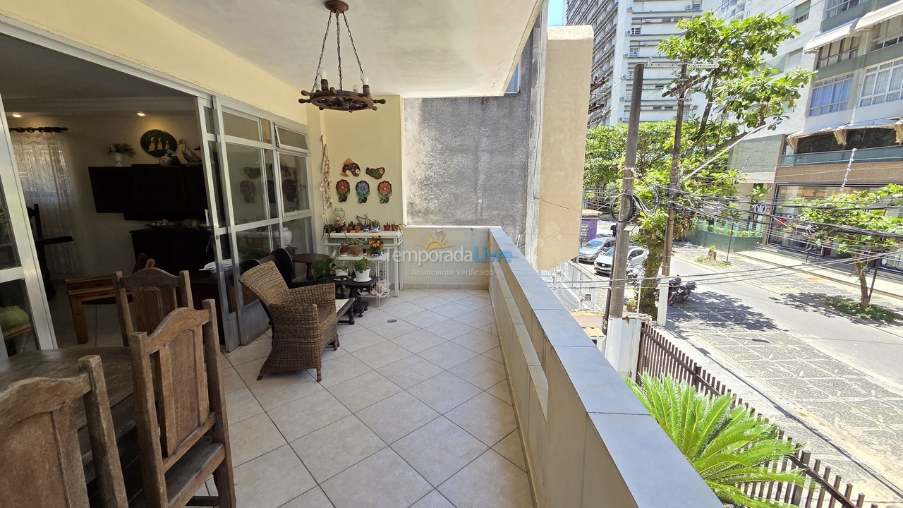 Apartamento para alquiler de vacaciones em Guarujá (Pitangueiras)