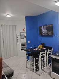 Apto FLORIANOPOLIS 1 dormitório completo vista pro mar e garagem