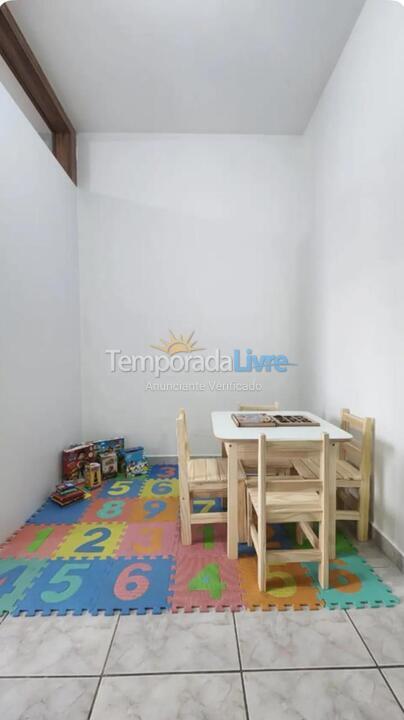 Apartment for vacation rental in Praia Grande (Canto do Forte)