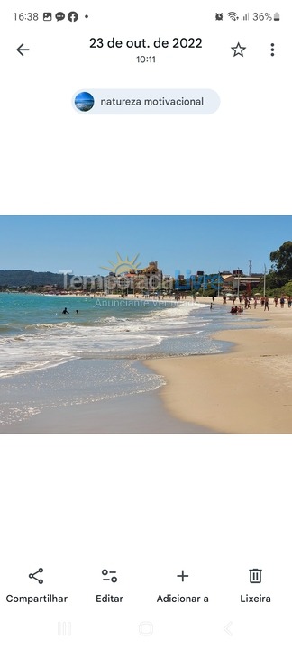 Apartment for vacation rental in Florianopolis (Canasvieiras)