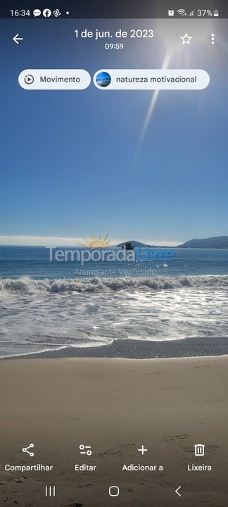 Apartment for vacation rental in Florianopolis (Canasvieiras)