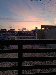 Por do sol do deck