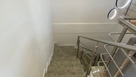 Linda Cobertura em Bombas para 10 pessoas com Vista Mar