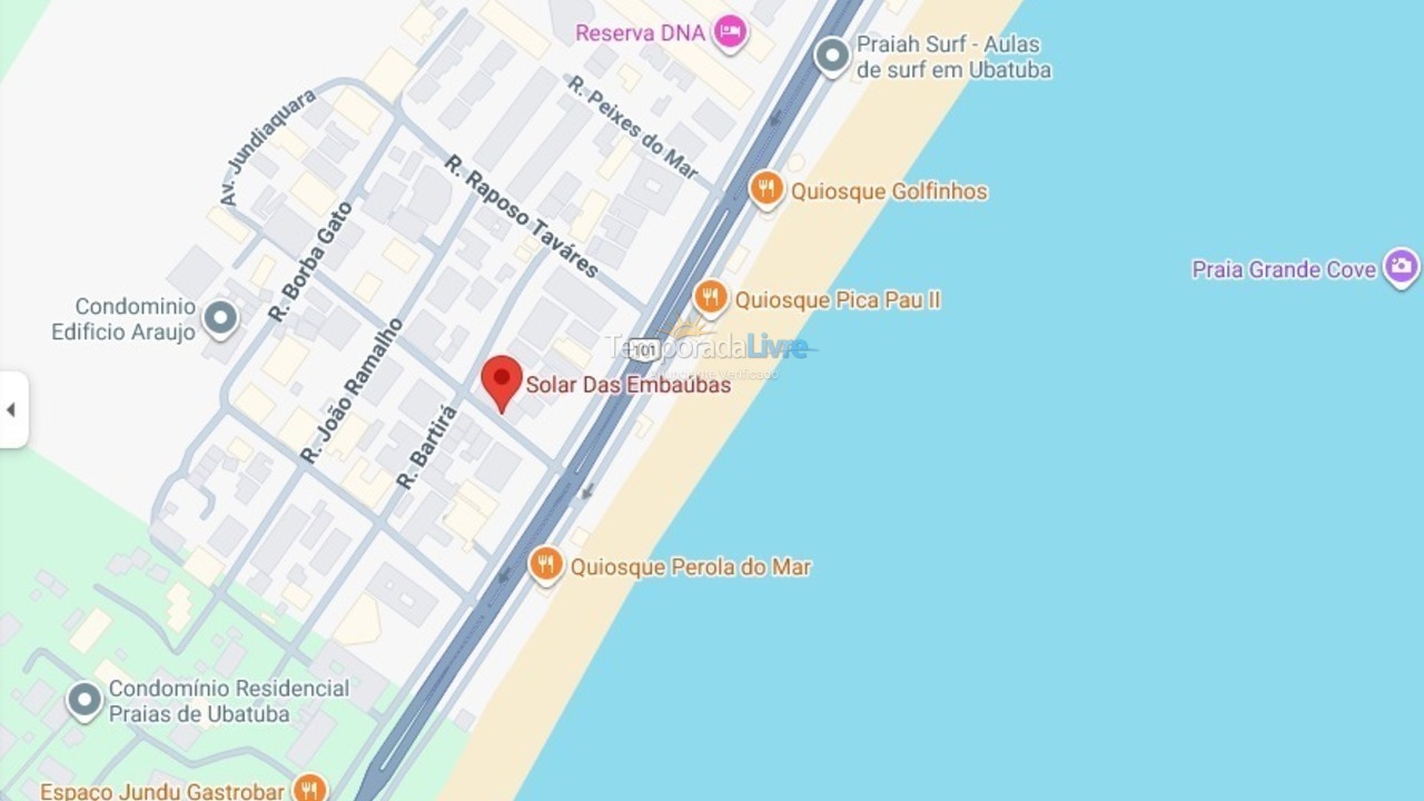 Apartamento para aluguel de temporada em Ubatuba (Praia Grande)