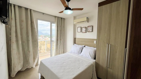 Apartamento 2 quartos (1 suíte), Piscina e Sauna, Praia do Morro