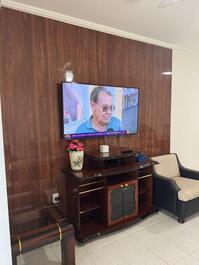 Comfortable two-bedroom apartment one block from the beach.