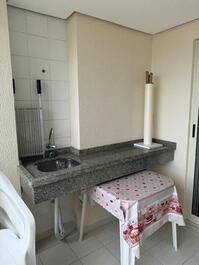 Comfortable two-bedroom apartment one block from the beach.