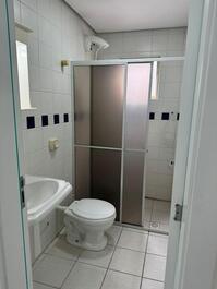 Comfortable two-bedroom apartment one block from the beach.