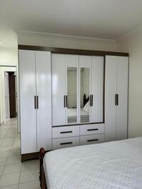 Comfortable two-bedroom apartment one block from the beach.