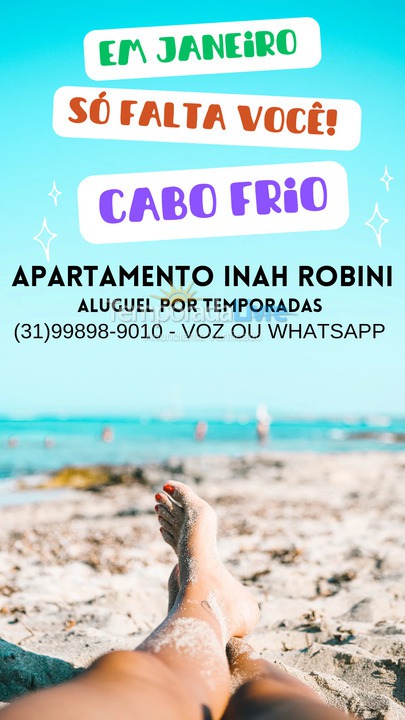 Apartamento para aluguel de temporada em Cabo Frio (Praia do Forte)