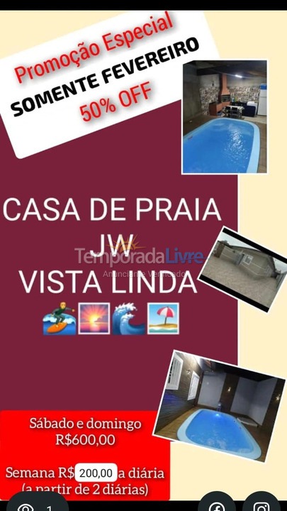 Casa para aluguel de temporada em Bertioga (Chácaras Vista Linda)