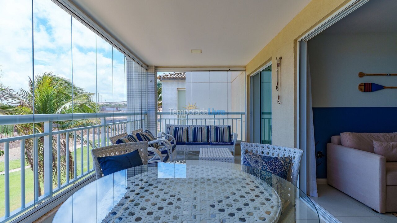 Apartamento para alquiler de vacaciones em Aquiraz (Porto das Dunas)