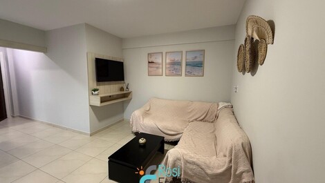 Apartamento de 3 habitaciones con vista al mar en Meia Praia, SC