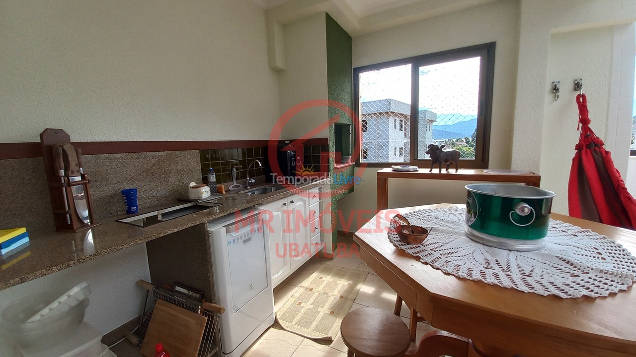 Apartment for vacation rental in Ubatuba (Praia do Tenório)
