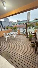 Two-story house on Concaição beach.