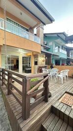 Two-story house on Concaição beach.