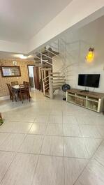 Two-story house on Concaição beach.