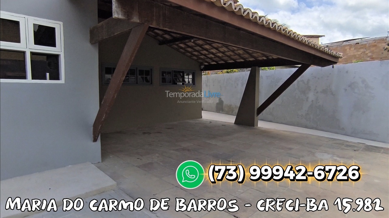 House for vacation rental in Porto Seguro (Praia de Taperapuan)