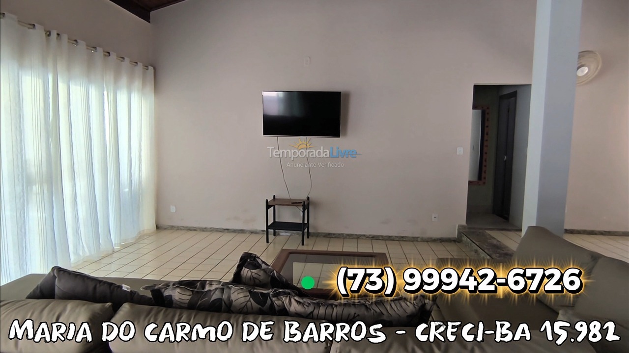 House for vacation rental in Porto Seguro (Praia de Taperapuan)