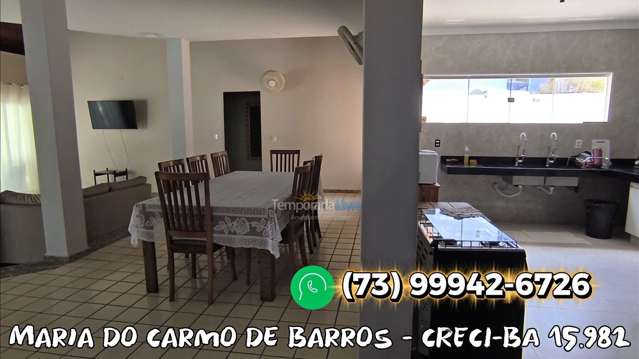 House for vacation rental in Porto Seguro (Praia de Taperapuan)