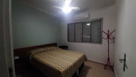 Pitangueiras Center, Ocean View, Air Conditioning, 3 bedrooms, balcony, 1 parking space.