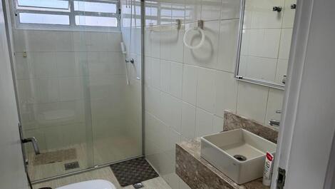 Pitangueiras Center, Ocean View, Air Conditioning, 3 bedrooms, balcony, 1 parking space.